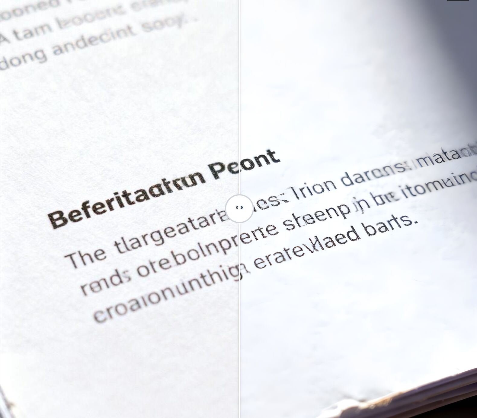 ai image upscaler text scan - product manual readability restored